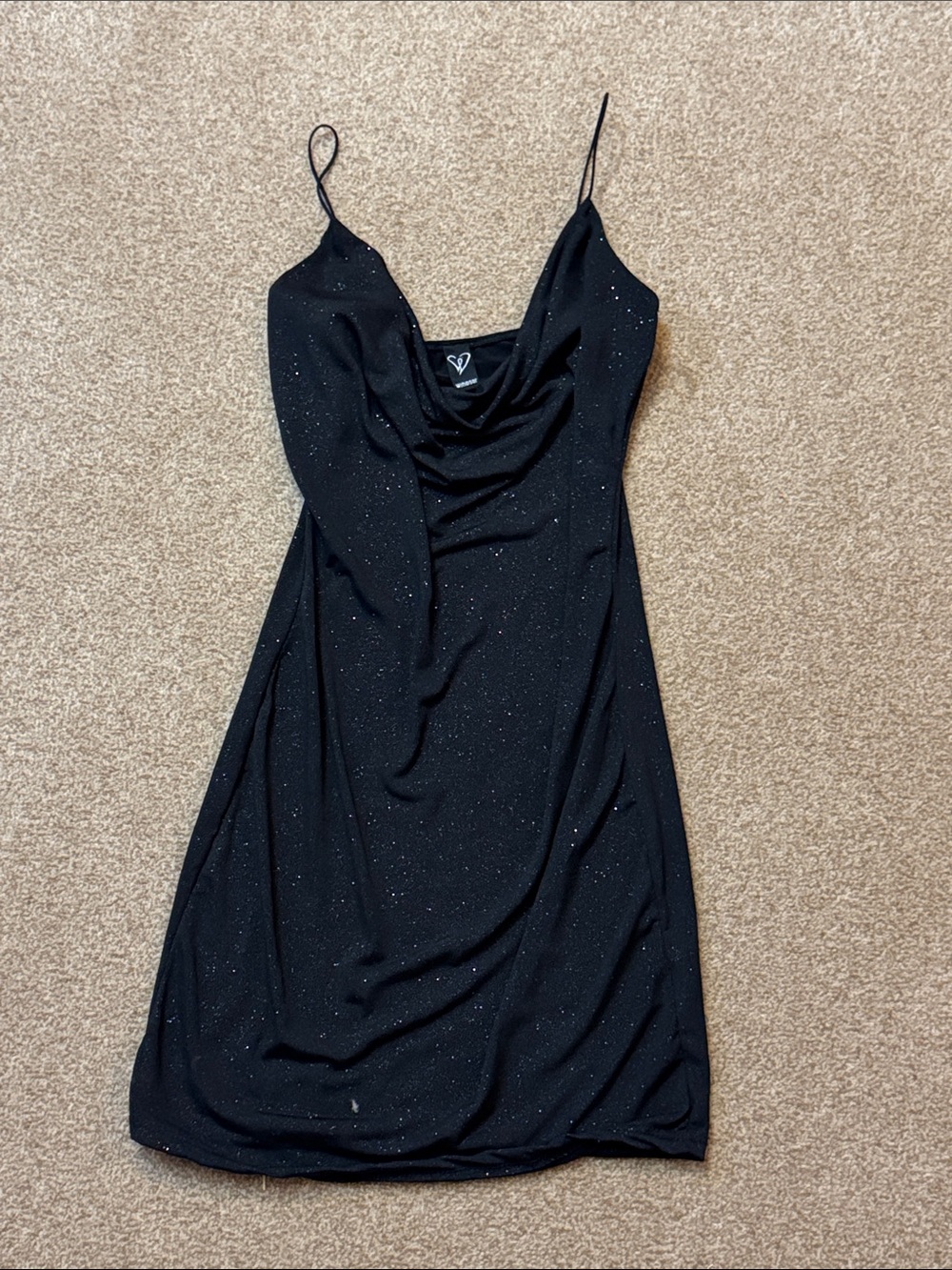 Windsor Black Sparkly Mini dress size small